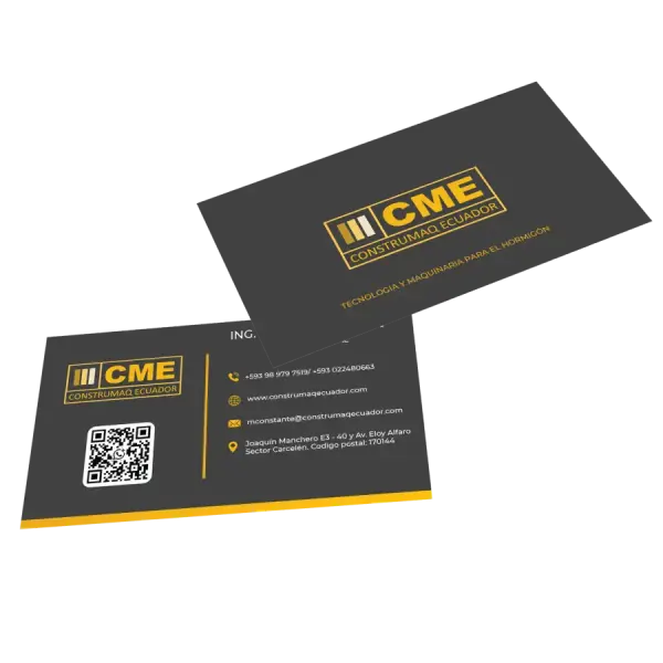 Tarjetas de presentación Mate