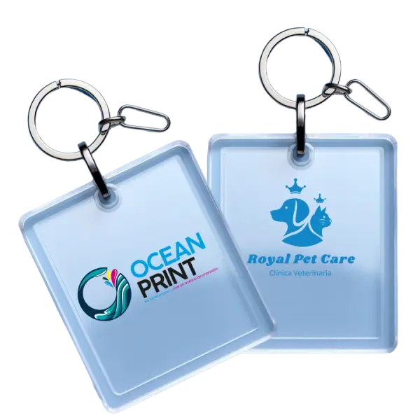 Llavero acrílico personalizado