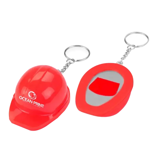 Llavero destapador casco