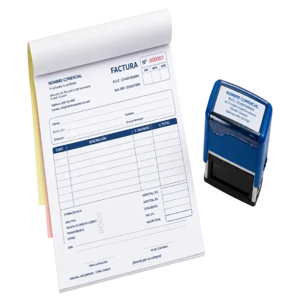 Kit Emprendedor para Negocios: Facturas + Sellos Personalizados